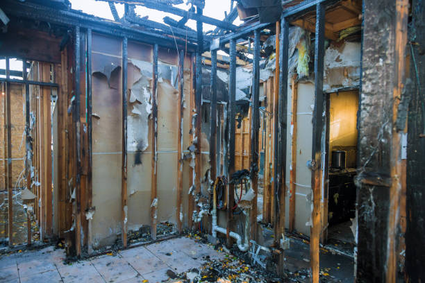 Professional Fire Damage Restoration technician working in Lakeland, FL